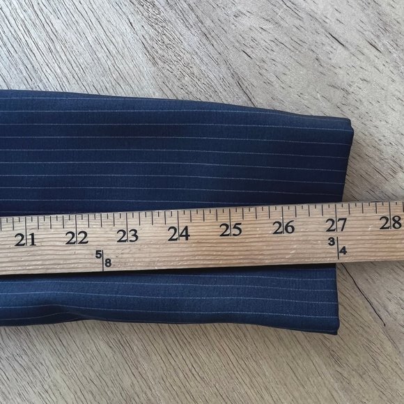 SIGNATURE BY LARRY LEVINE Women’s Gray Blue Long Sleeve Lined Blazer Jacket 2P - Picture 11 of 11